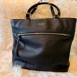 EUC Authentic Kate Spade Connle Hill Taylor Black Pebbled Leather Tote